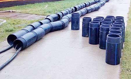 ПНД патрубки для замены канализационной трубы